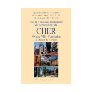 CHER Volume VIII (Histoire et statistique monumentale du d&eacute;partement du) Table