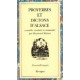 Proverbes et dictons d'Alsace