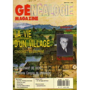 G&eacute;n&eacute;alogie Magazine n&deg; 117 - juin 1993