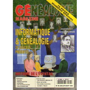 G&eacute;n&eacute;alogie Magazine n&deg; 129 - juillet-ao&ucirc;t 1994