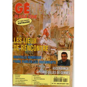 G&eacute;n&eacute;alogie Magazine n&deg; 173 - juillet-ao&ucirc;t 1998