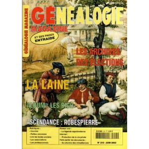 G&eacute;n&eacute;alogie magazine n&deg; 215 - juin 2002