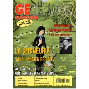 G&eacute;n&eacute;alogie Magazine n&deg; 201 - f&eacute;vrier 2001