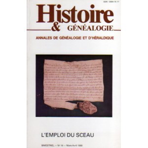 Histoire & G&eacute;n&eacute;alogie N&deg; 16