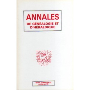 Annales de G&eacute;n&eacute;alogie et d'H&eacute;raldique N&deg; 2