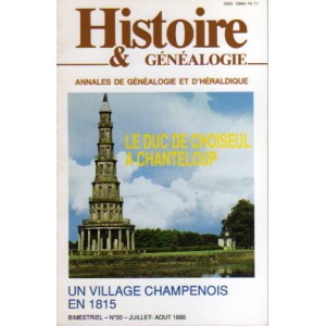 Histoire & G&eacute;n&eacute;alogie N&deg; 30