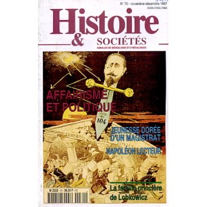Histoire & Soci&eacute;t&eacute;s n&deg; 70