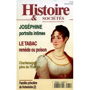 Histoire & Soci&eacute;t&eacute;s n&deg; 81