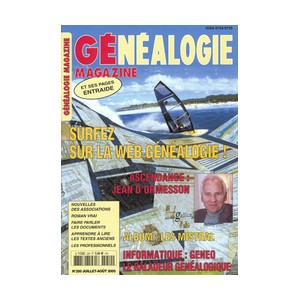 G&eacute;n&eacute;alogie Magazine N&deg; 250 - Juillet-Ao&ucirc;t 2005