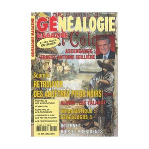 G&eacute;n&eacute;alogie Magazine N&deg; 247 - Avril 2005