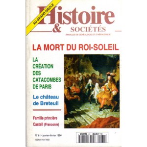Histoire & Soci&eacute;t&eacute;s N&deg; 61