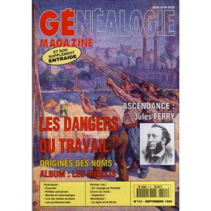 G&eacute;n&eacute;alogie Magazine n&deg; 141 &ndash; septembre 1995