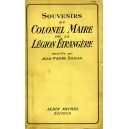 Souvenirs du Colonel Maire de la L&eacute;gion Etrang&egrave;re