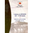 Cadastres de BEZIERS, XIVe &ndash; XVIIIe si&egrave;cles (Cd-Rom)