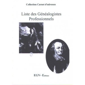 Liste des G&eacute;n&eacute;alogistes Professionnels