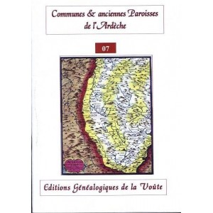 Noms des communes et anciennes paroisses de France : L'Ard&egrave;che
