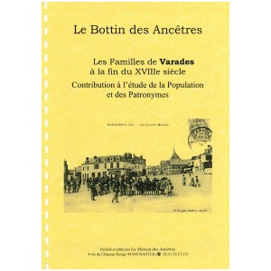 Les Familles de Varades &agrave; la fin du XVIIIe si&egrave;cle