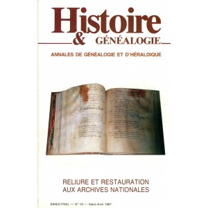 Histoire & G&eacute;n&eacute;alogie N&deg; 10Histoire & G&eacute;n&eacute;alogie N&deg; 10 - Version num&eacute;rique