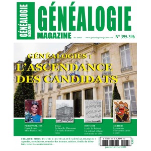 G&eacute;n&eacute;alogie Magazine N&deg; 395-396 - Version num&eacute;rique
